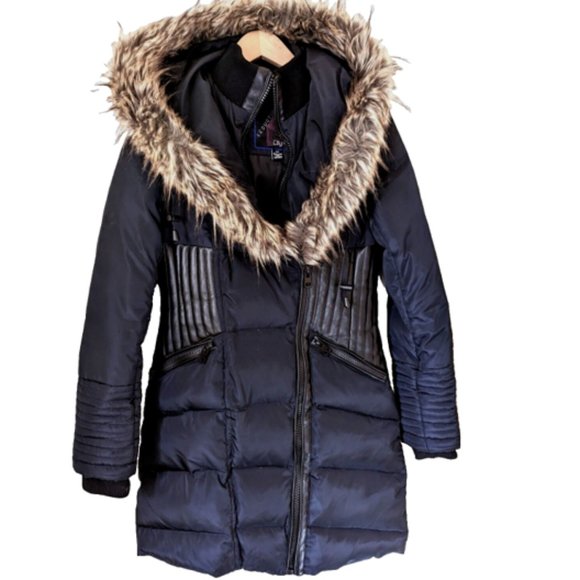 SEDUCTIONS Women's Winter Jacket City Parka Puffer High Neck Layered Hoo… - Picture 1 of 13